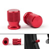 CNC Tire Valve Wheels Stem Pressure Dust Caps For Universal Honda Kasasaki Yamaha Red