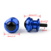 10mm Billet Swingarm Spools Sliders Universal For Kawasaki Ninja 250R 1000 ZX 6R ZX10R Blue