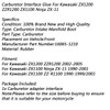 Carburetor Intake Manifold Boot For Kawasaki ZX1200 ZZR1200 2002-2005