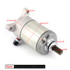 Electric Starter Motor for Polaris ATP 330 500 4x4 Big Boss 500 6x6 3084981