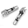 Front Foot Peg Footrest for Honda RVT1000R RC51 00-06 VTR1000S RC51 00-03 CBR1000S 14 VTR1000 SP-2 02-06 Silver