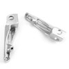 Front Foot Peg Footrest For Kawasaki ZZR1400 ZX14 06-13 ZZR1200 00-06 Silver