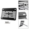 Bumper Tow Hook License Plate Mount Bracket Holder For 14-up Mazda3 Mazda6 13-up Mazda CX-5 16-up MX-5 Miata Black
