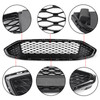 Front Grill Grille With Amber Lights DRL For  Ford F150 F-150 18 19