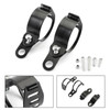 Front Turn Signal Light Bracket Holder Fork Bar Mount Clamp Holder 41-51mm Front Fit Most of Motorcycle,Street Bikes, Sport Bikes, Chopper Black