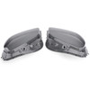 Pair Left Right Head Light Lenses Replacement Covers Smoke For C6 Corvette 05-13 Gray