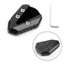 Kickstand Side Stand Plate Extension Enlarger Pad For YAMAHA YZF R6 17-19 Black