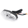 LED Brake Stop Running Rear Tail Light Lamp For Universal Motorcycle Clear