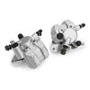 Front Brake Caliper Set For Arctic Cat D3406-023 D3406-030 DVX 400 DVX 04-08 Silver