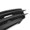 Left+Right Matte Black Fog Light Grill S-Line Bumper For Audi A4 S-LINE S4 08-12 Black