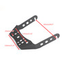 Universal 6" ATV Light Bar Bracket Mount For Z400 LTR450 KFX400 YFZ Raptor Black