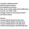 Fuel Pump & Strainer For Yamaha YXM700 Viking 700 14-16 YFM550 GRIZZLY 550 YFM700 GRIZZLY 700 09-14 YFM700 Raptor 700/700R 16-17 Silver