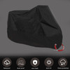 L Size Bike Motorcycle Cover Waterproof Scooter Outdoor Rain Protector Black