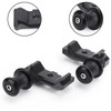 CNC Chain Adjuster Block W/Swingarm Spools Slider For YAMAHA MT-07 FZ-07 14-18 Black