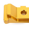 CNC Chain Adjuster Block W/Swingarm Spools Slider For YAMAHA MT-07 FZ-07 14-18 Gold