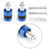 Anti Vibration 7/8" 22mm Handle Bar End Cap M6 / M8 Weight Slider Reducing Blue
