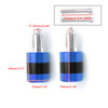 Anti Vibration 7/8" 22mm Handle Bar End Cap M6 / M8 Weight Slider Reducing Blue