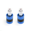 Anti Vibration 7/8" 22mm Handle Bar End Cap M6 / M8 Weight Slider Reducing Blue