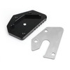 CNC Side Stand Kickstand Pad Extension Plate For SUZUKI V-STROM 650 DL650 12-19 650 XT 17-19 Black