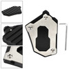 Kickstand Side Stand Extension Pad Plate For BMW R 1200GS LC R 1200GS LC Adventure 14-16 Black