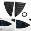 Side Window Louver For Scion FRS BRZ Toyota 86 GT86 AE86 13-18 Black
