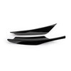 4pcs Bumper Canards Fin Wing Diffuser Trim Mods Gloss Black