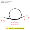 Clutch Cable Steel Wire Line Replacement for YAMAHA YZF-R1 2009-2014 Black
