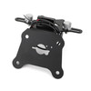 Rear License Plate Mount Holder W/Led For Kawasaki Z900RS 18-19 Black