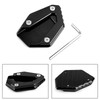 Kickstand Side Stand Extension Pad For YAMAHA MT-07 FZ-07 TRACER 700 14-19 Black