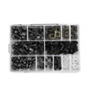 223pcs Fairing Bolt Windscreen Screw Clip Fastener METRIC Universal Fit Black
