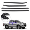 Weatherstrip 4 Door Rubber Seal For Toyota Hilux SR5 VIGO MK6 PICKUP 2005-2015 Black