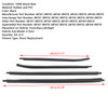 Weatherstrip 4 Door Rubber Seal For Toyota Hilux SR5 VIGO MK6 PICKUP 2005-2015 Black