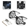 Stainless Steel Headlight Guard Protector Grill Cover For BMW R1200GS  13-on F800GS 12-on ADV Black
