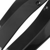 2x Gloss Black Car Rear Bumper Fin Canard Splitter Diffuser Valence Spoiler Lip Gblack