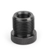 1/2-28 to 13/16-16 Threaded Adapter Anodized Alum Automotive Oil Filter Black