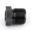 1/2-28 to 13/16-16 Threaded Adapter Anodized Alum Automotive Oil Filter Black