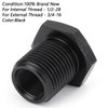 1/2-28 To 3/4-16 Threaded Adapter Automotive Oil Filter Adapter Black