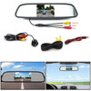 HD Reverse Car Camera + 4.3" Mirror Monitor Kit Vehicle Security System