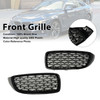 Diamond Front Upper Grille For BMW 4 Sereis F32 F33 F36 F82 M4 All Models 14-18 Black