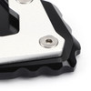 CNC Side Stand Extension Kickstand Enlarger Plate For BMW F750GS 18-19 Black