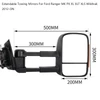 Power Extendable Towing Signal Mirrors Fit For FORD Ranger MK PX XL XLT XLS Wildtrak 2012-ON