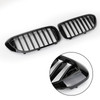 Front Kidney Grille Grill for BMW 5 Series 530i 540i G30 17-19 GBlack