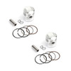 Engine Piston Rings Pin Kit +0.25MM For Honda CA125 Rebel 95-99 CM125 82-99 CD125T CB125T CBT125 82-84 88 90 1993