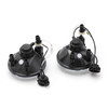 Lens Fog Lights Bumper Lamps+Bulbs Complete Kit For Chevy Camaro LS LT SS 10-13 Black
