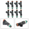 Set Of 8 Fuel Injectors For GMC Savana 1500 4.3L 5.3L 08-09 6.2L 6.0L 4.8L 5.3L Yukon 07-09 Black