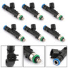 6Pcs Fuel Injectors For Jeep Commander 06-10 Grand Cherokee 05-10 Liberty 12-14 Black