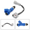 Fuel Injectors 410Cc For Honda Civic Acura Rdx Blue