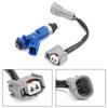 Fuel Injectors 410Cc For Honda Civic Acura Rdx Blue