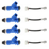 4PCS Fuel Injectors 410Cc For Honda Civic Acura Rdx Blue