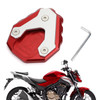 Kickstand Side Stand Extension Pad For HONDA CB500X 2019 Red